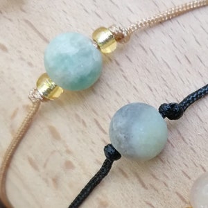 Armband med halvädelstenar Amazonite