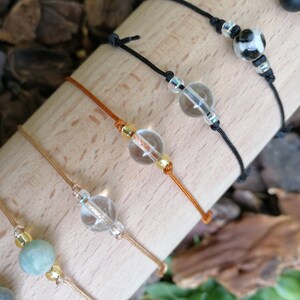 Armband med halvädelstenar Cristal de roche