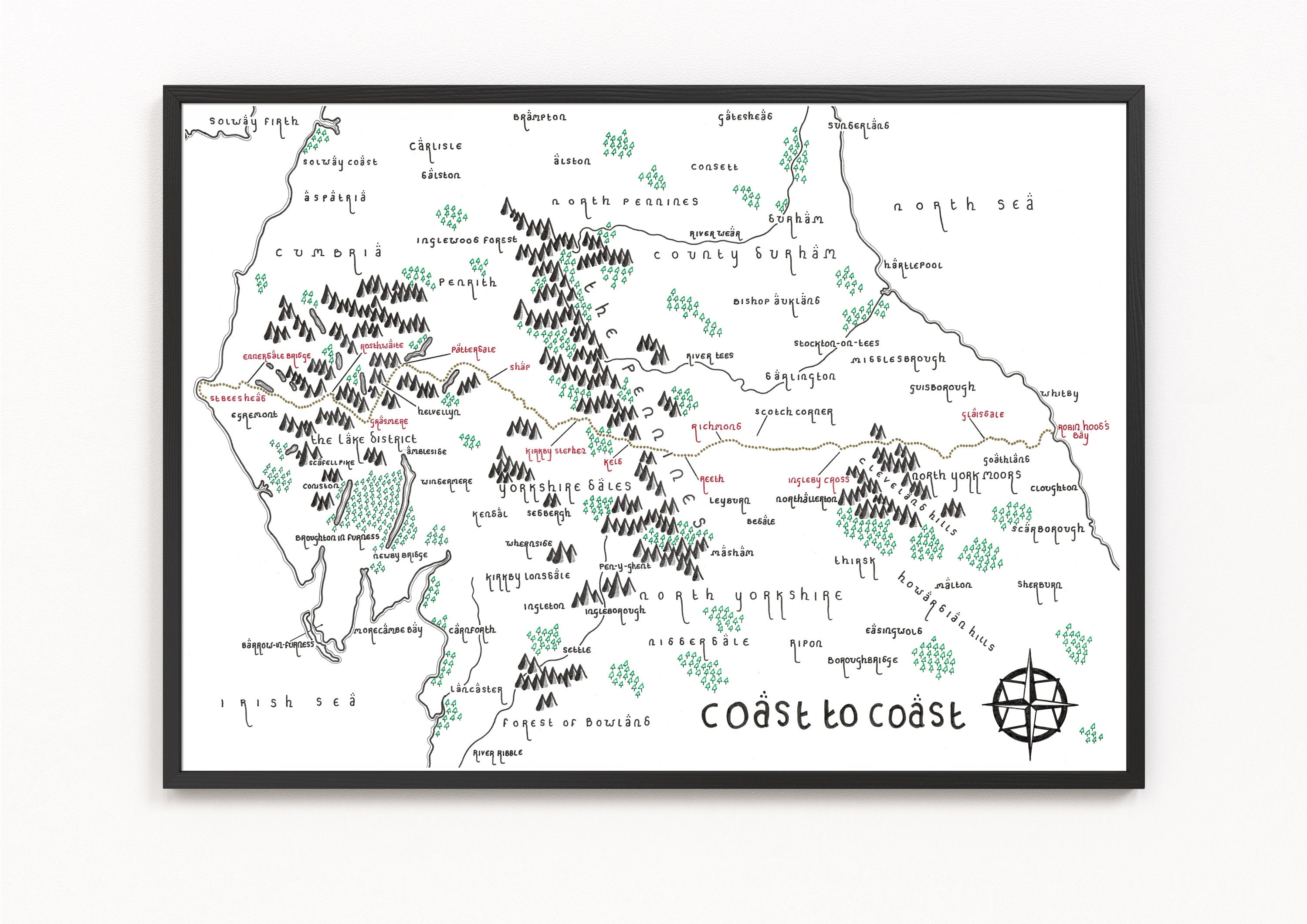 Карта coast. Coast to Coast walk. Black Coast Squad Map.