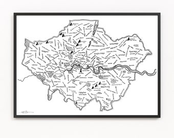 Illustrated Map Of South East London Famous London Streets Etsy illustrated-map-of-south-east-london-famous-london-streets-etsy