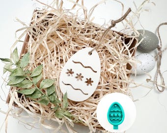Stampi in silicone per Pasqua, stampi in silicone 3D per uovo, portacandele in silicone per uovo di Pasqua, stampi per candele, stampi per gesso, per versare, barattolo con coperchio (B