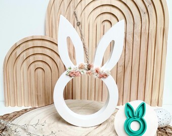SILICONE MOLD - Small Bunny Head Flower Hanger - Spring - Casting Mold - DIY - Easter