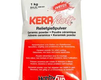 1 kg Keraflott - Gießpulver - Reliefgießpulver - handmade - DIY