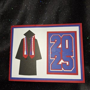 Carte Pop Out avec casquette de remise des diplômes