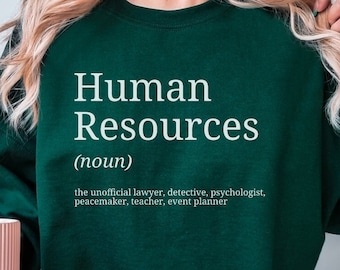 Human Resources Sweatshirt, Human Resources Gift Ideas, Human Resources Sweater, HR Gifts, HR Sweatshirt, HR Squad, Hr Team