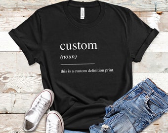 Definition Shirt | Etsy