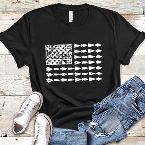 Arrowhead Shirt for Men Women, Hunting Arrowheads Shirt, Tank Top, Hoodie, Arrowheads Artifacts, American Flag