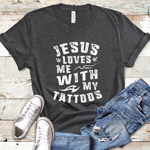 Jesus Loves Me Shirt, Jesus Tank Top, Jesus Hoodie, Jesus Shirt Men, Shirt For Women, Jesus Shirt Funny bild 2