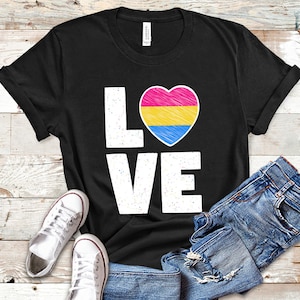 Pansexual Flag Colors Pan Pride Shirt