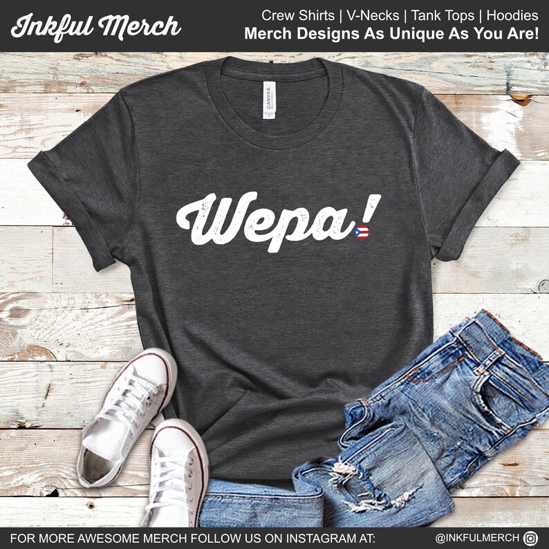 Wepa Shirt, Puerto Rico Shirt, Boricua Shirt, Puerto Rican Gifts, Wepa Tshirt image 2