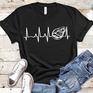 Meat Heartbeat, Meat Lover Shirt, Carnivore Shirt, Tank Top, Meat Lovers Gift, Carnivore Hoodie, Carnivore Tshirt bild 2
