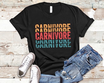Carnivore Shirt, Carnivore Diet TShirt, Meat Lover Gift