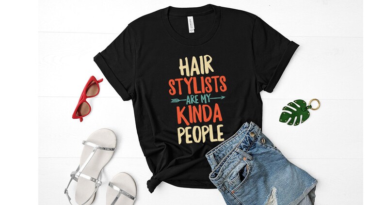 Hair Stylist Shirt Cute Hairdresser Gift My Kinda People Etsy