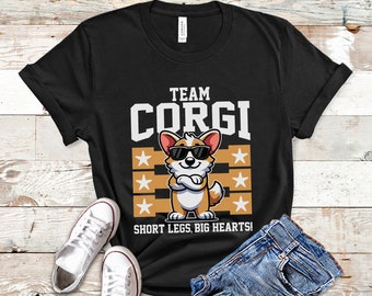 Team Corgi Shirt | Corgi Gifts | Cute Dog Lovers Gift TShirt | Gift For Dog Mom | Funny Dog Shirt | Dog Owner Women Shirt | Pet Owners Gifts