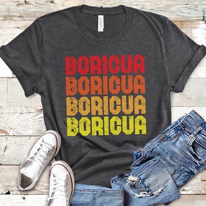 Puerto Rico Shirt, Boricua Shirt, Puerto Rico TShirt, Puerto Rican Shirt, Puerto Rico Gifts, Vintage Looking