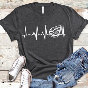 Meat Heartbeat, Meat Lover Shirt, Carnivore Shirt, Tank Top, Meat Lovers Gift, Carnivore Hoodie, Carnivore Tshirt bild 1