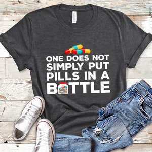 Pills In A Bottle Pharmacy Technician Shirt, Tank Top, Hoodie, Pharmacist Gift
