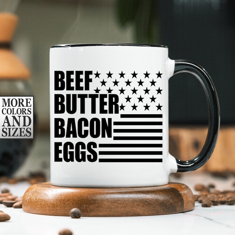 Carnivore Diet Coffee Mug BBBE Cup Gift