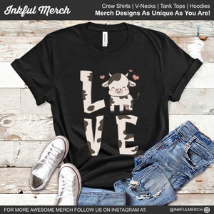 Cow Lover Shirt, Cow Gifts For Her, Cute Cow Shirt, Farmer Shirt, Gift For Farmer