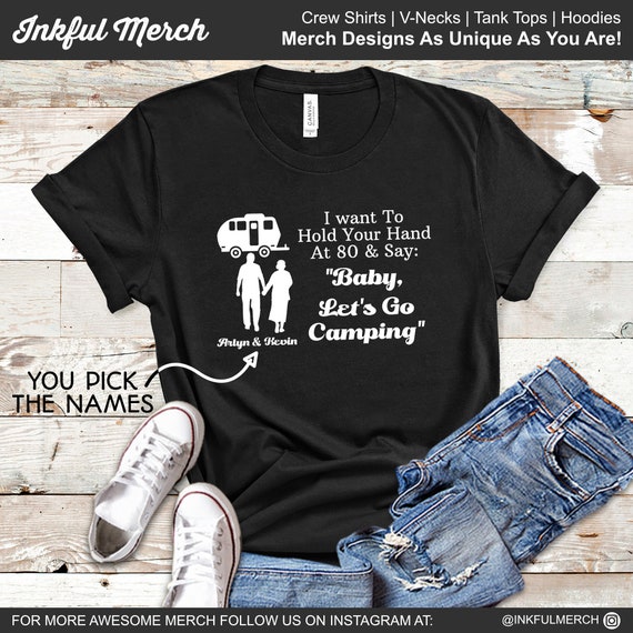 Cute camping sale shirts