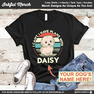 Maltese Dog Gifts Personalized Maltese Shirt Vintage Custom Maltese Dog Shirt