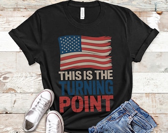 Vintage Distressed American Flag Graphic T-Shirt: Patriotic Tee