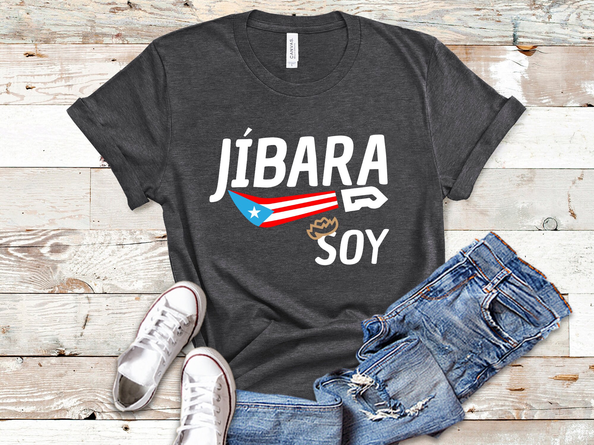 Puerto Rico Shirt Jibara Soy Puerto Rican Shirt Puerto Rico - Etsy