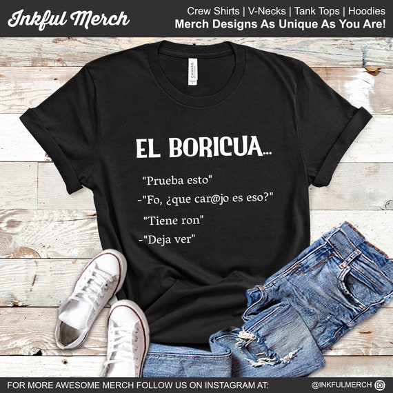 funny puerto rican t shirts