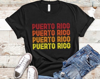 Puerto Rico Shirt, Boricua Shirt, Puerto Rico TShirt, Puerto Rican Shirt, Puerto Rico Gifts, Vintage Looking