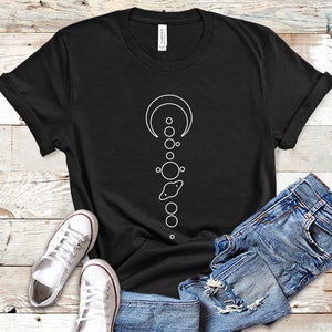 Solar System Shirt, Space Shirt, Planets Shirt, Space Tshirt, Gifts For Kids, Astronomy Shirt