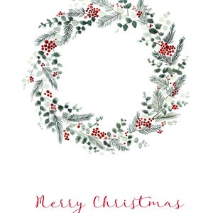 Carte de voeux enveloppe, Greeting Card, noël, carte noël, carte fêtes, papeterie noël, papeterie fêtes, christmas card image 5