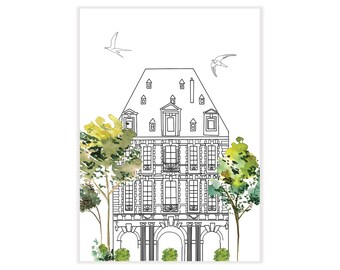 Notebook "Paris", carnet de notes, carnet, carnet A6, carnet papeterie, cahier, notebook, paris, cadeau, papeterie, stationery