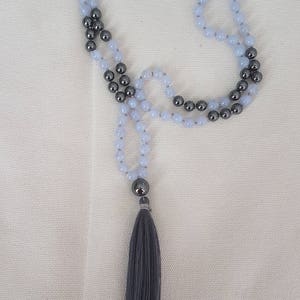 Communication, peace and harmony, staying 108 pearls mala