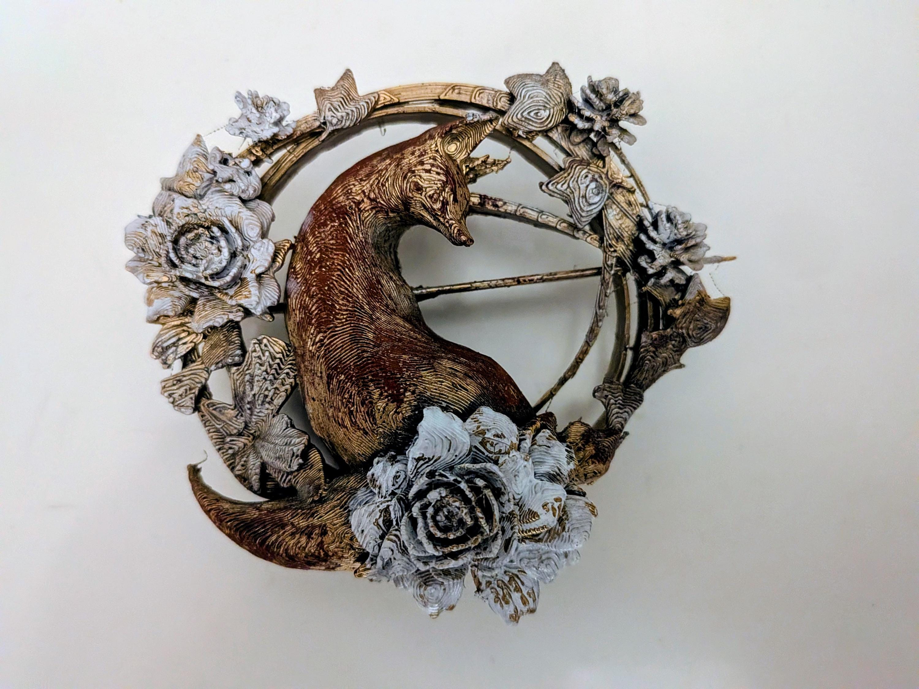 Silent Hill F Fox Brooch - Etsy Israel