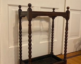 Antique Oak Stand