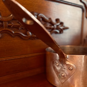 Antique Large Copper Sauce Pan