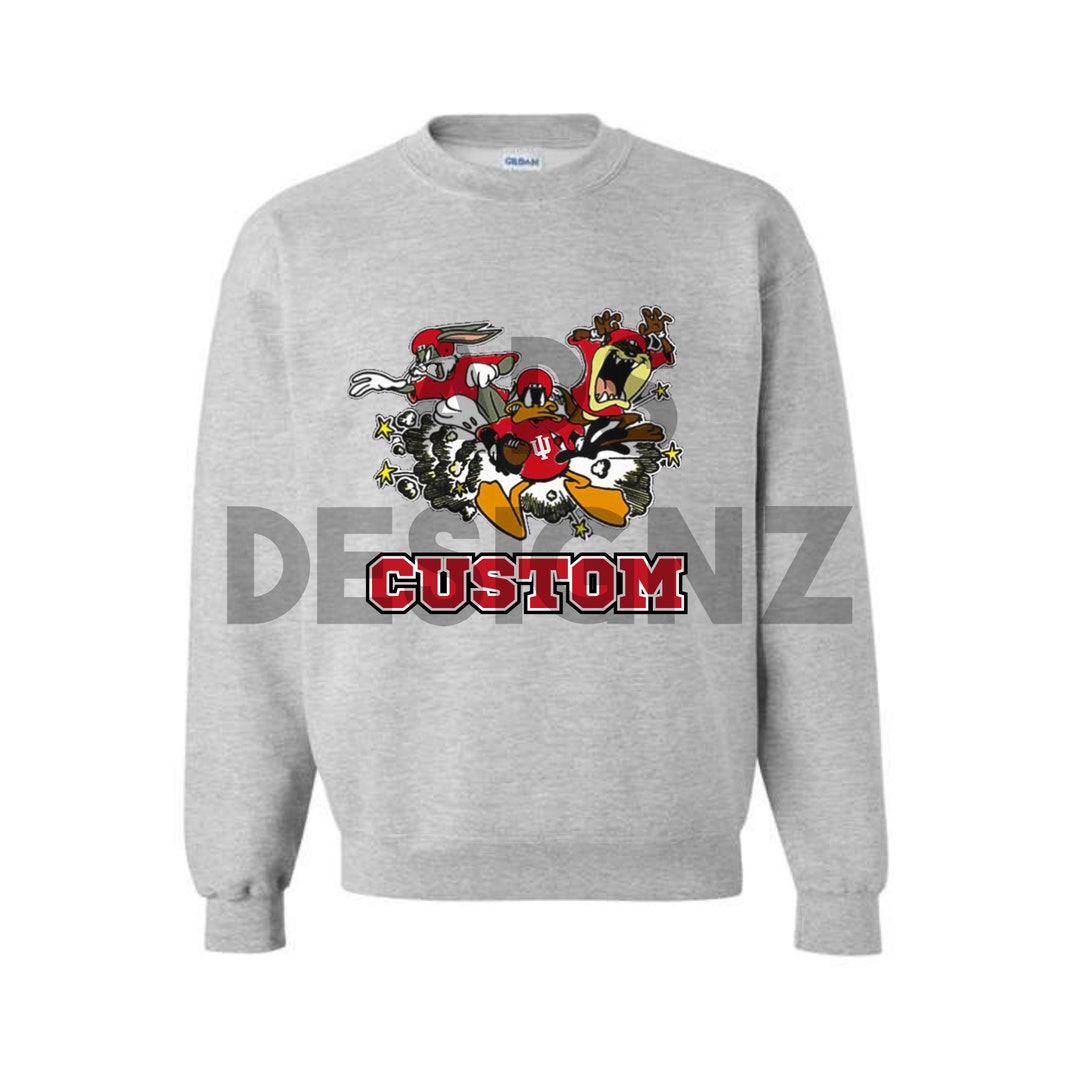 Custom Retro Printed Vintage Looney Tunes Football Any School