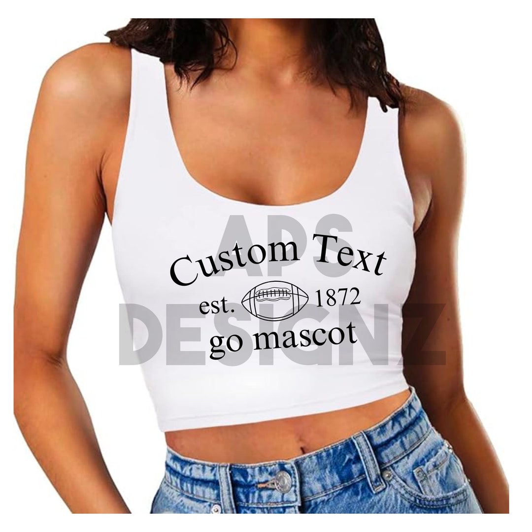 Custom Any School Football Est Logo College Bed Party Tailgate Merch
