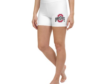 Aangepaste yoga biker shorts college elke schoolspeldag achterklep bed feestcadeau inzet merch