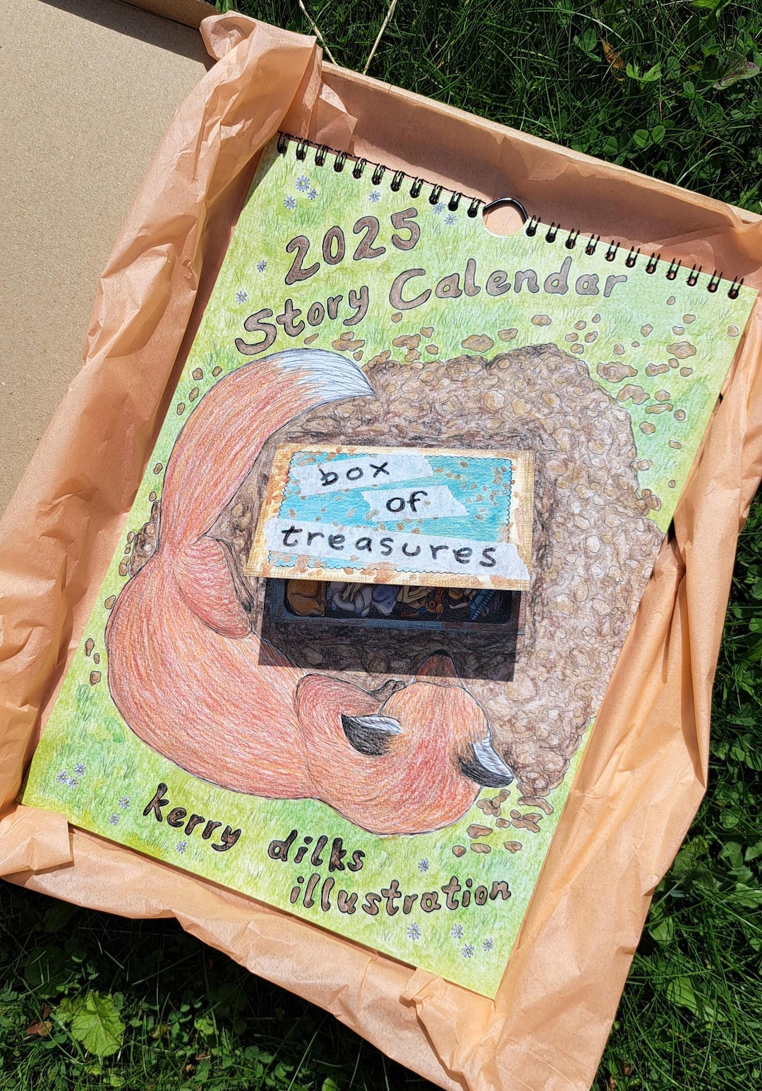 Box of Treasures 2025 Story Calendar Etsy
