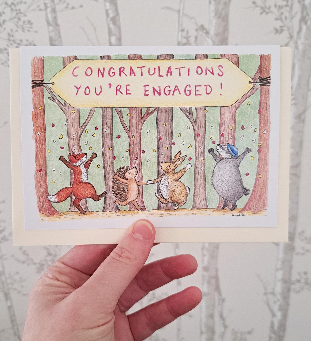Congratulations You're Engaged Greetings Card - Etsy