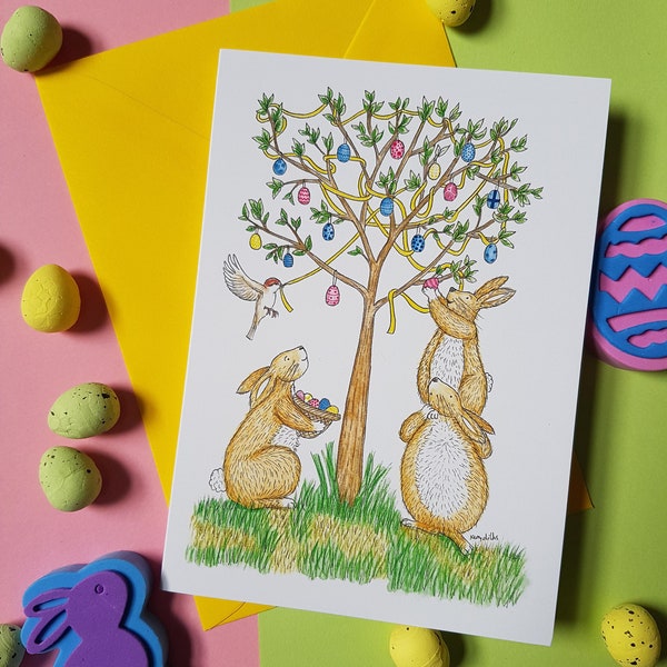 Little Easter Tree Easter card
