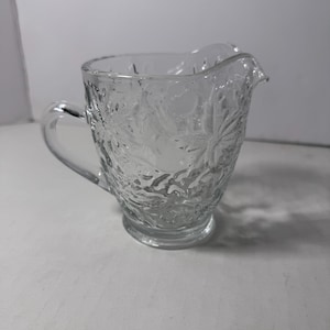Vintage Fantasia Poinsettia Creamer - Prinzessin Haus Kristall - Fantasia Poinsettia Muster