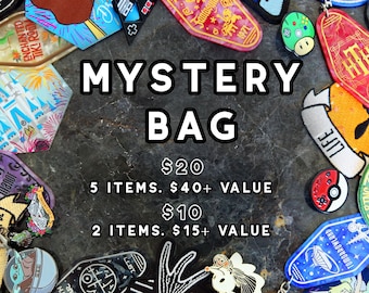 MYSTERY BAG | Pins | Patches | Stickers | Keychains | Buttons | Pin Patch Sticker Keychain Disney Star Wars Magic Kingdom Castle Anime Hotel