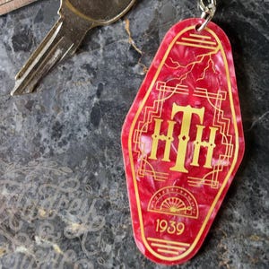 Tower of Terror Acrylic Keychain | Hollywood Studios | Hotel Motel Disney World Disneyland Lightning Twilight Zone Elevator Sunset Boulevard