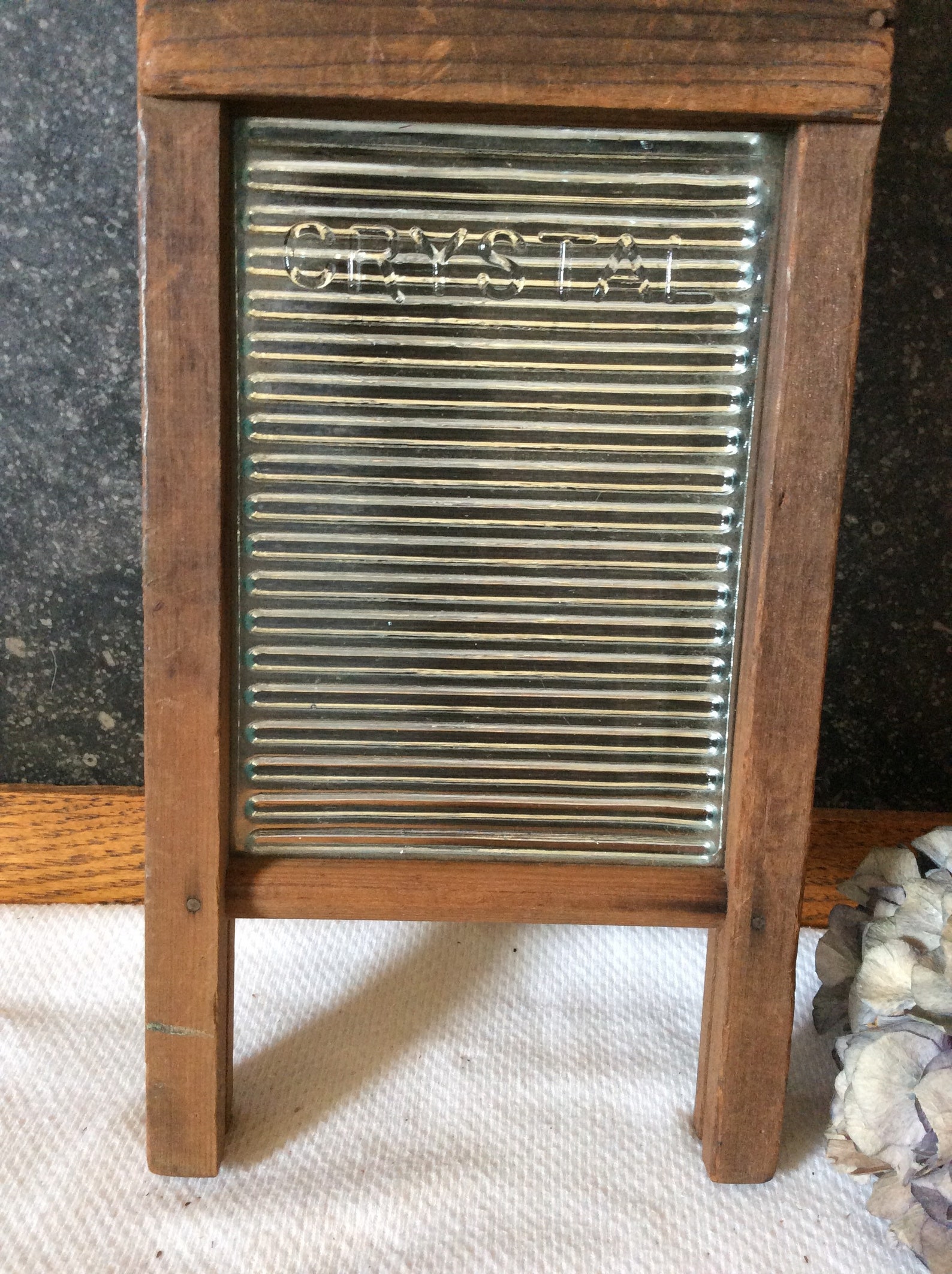 Primitive Crystal small glass washboard Etsy