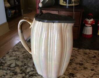 English Minton? Pearlescent syrup pitcher