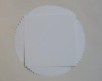 Leathac Rouketsu Paper Pack, 20 Sheets 14x14cm, White Colour