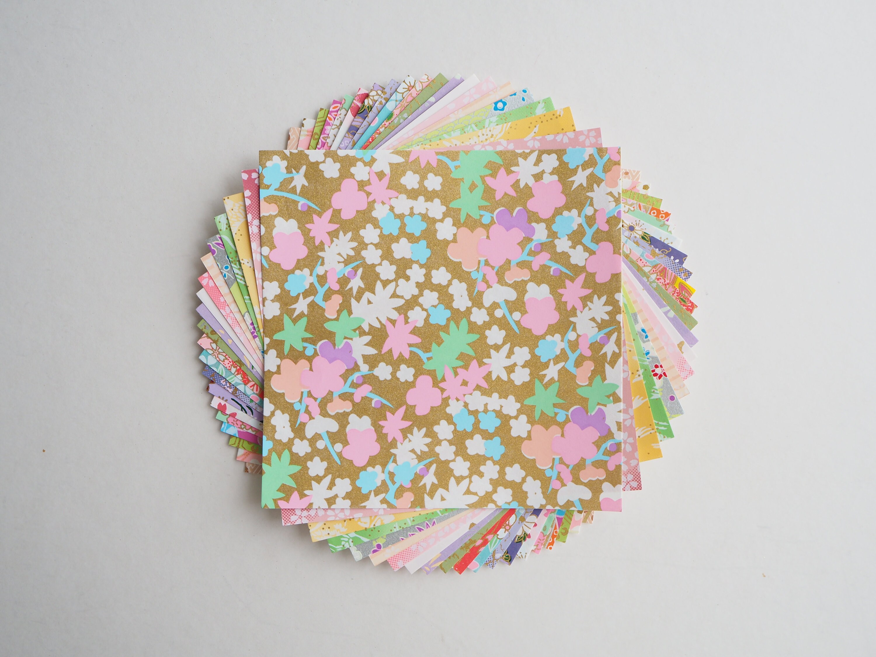 20 Sheets 14x14cm Origami Paper Pastel Colours Japanese Etsy