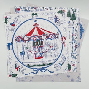 Paquet de papier origami de Noël